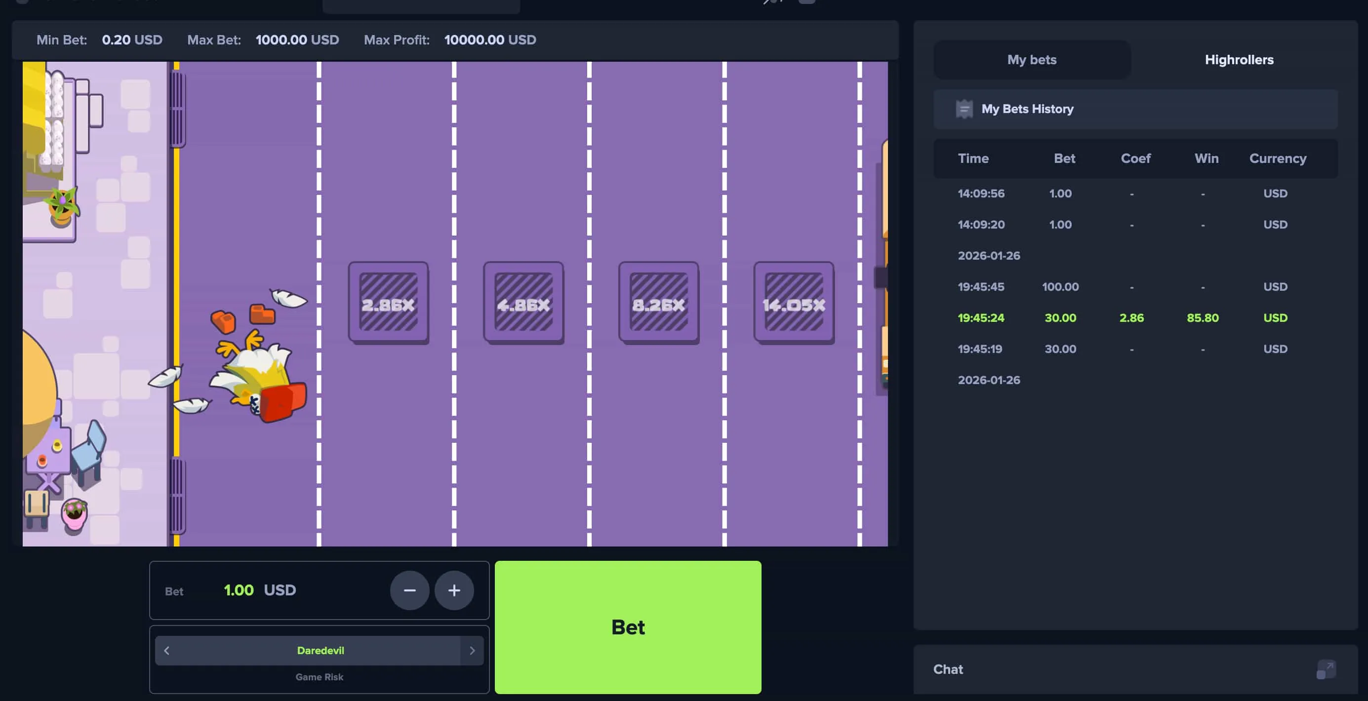 Principes Fondamentaux de Chicken Cross